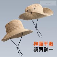 COD KKW MALL 【新品现货】夏季女西部牛仔帽圆形抽绳渔夫帽防晒遮阳户外露营旅游登山速干帽Summer female western Cowboy hat round drawstring Bucket hat sunscreen outdoor camping touris