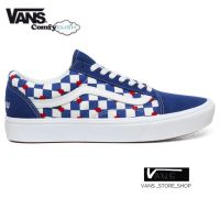 VANS OLD SKOOL COMFYCUSH AUTISM AWARENESS VANS HEART TRUE BLUE SNEAKERS สินค้ามีประกันแท้