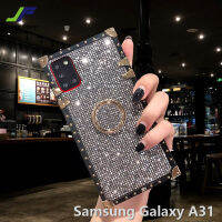 JieFie เคสป้องกันเต็มรูปแบบเคสโทรศัพท์สี่เหลี่ยมกากเพชรหรูหราสำหรับ Samsung Galaxy A31 / A32 / A33 / A34