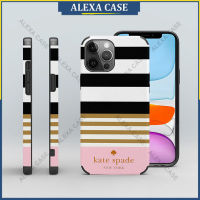 Kate Spade เคสโทรศัพท์สำหรับ iPhone 14 Pro Max / iPhone 13 Pro Max / iPhone 12 Pro Max / iPhone 11 Pro Max / XS Max / iPhone 8 Plus / iPhone 7 plus ฝาครอบเคสป้องกันหนังแกะป้องกันการตก EHRJ8C