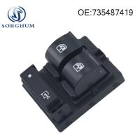 Sorghum 735487419 735 421 419 Black Bottom Window Door Switch Controller Button For FIAT Ducato Citroen Jumper II Peugeot Boxer