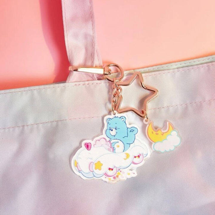 พร้อมส่ง-พวงกุญแจ-care-bears-แคร์แบร์ของแท้-พวงกุญแจอะคริลิค