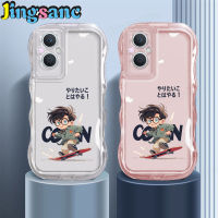 Jingsanc เคสใสสำหรับ OPPO Reno 7Z 5G/Reno 8Z 5G ลายเด็กเล่นสเกตเท่กีฬาเคสนิ่มใส่โทรศัพท์ TPU ป้องกันเลนส์ฝาหลังกันชนลมกันกระแทก Oppo Reno 7z 5G/Reno 8z 5G X6-1