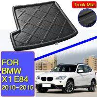 แผ่นโคลนสำหรับรถ BMW X1 E84 2010 2011 2012 2013 2014 2015แต่งรถพรมกระโปรงหลังรถบูตถาดซับในฝากระเป๋าเดินทางพื้นพรมขนสินค้า