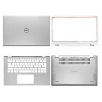 2023ใหม่ดั้งเดิมสำหรับ Dell Inspiron 14 5401 5402 5405ฝาหลังหน้าจอ LCD สำหรับแล็ปท็อป/ที่พักแขนด้านบน/เคสด้านล่างบานพับด้านบนสีเงิน