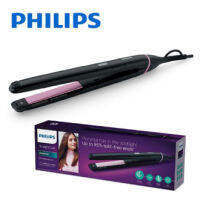 Philips เครื่องหนีบผม Ionic Care รุ่น BHS675/00 อุณหภูมิแบบดิจิตอล 11 ระดับ แผ่นความร้อนเคลือบเซรามิค BHS675 รับประกันศูนย์ 2 ปี