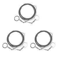 3X Outdoor Hand-Drawn Rope Saw 304 Stainless Steel Wire Saw Camping Life-Saving Woodworking Super Fine Hand Saw Wire 5M