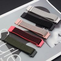 ﹍☎ 20mm/22mm watch band For Amazfit GTS/2/2e/3/4/GTS2 Mini/GTR 3 pro/47mm/GTR2e/stratos 2/3 Nylon Loop Bracelet Amazfit bip-u strap