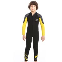 ZCCO 2.5มิลลิเมตร N Eoprene Wetsuits เด็ก Swimwears ชุดดำน้ำแขนยาวเด็กท่องเด็กผื่นยามดำน้ำ W Etsuit