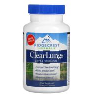 RidgeCrest Herbals, ClearLungs, Extra Strength, 120 Vegan Capsules