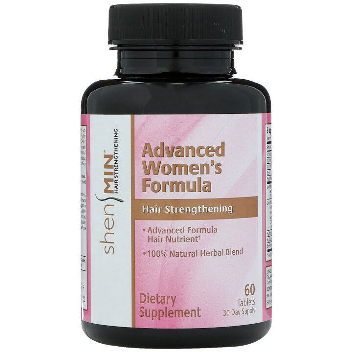 shen-min-hair-strengthening-advanced-womens-formula-60-tablets-natrol-วิตามินสำหรับเส้นผม-สำหรับผู้หญิง