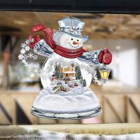 Christmas Decorations Window Stickers Paste Sticker Rotating Sculpture Christmas Decoration for Home New Year 2023