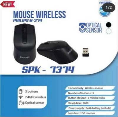 เมาส์ไร้สาย Philips Wireless Mouse M374