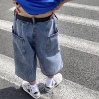 Multi-pockets Cargo Pants Summer Short Jeans Breeches Hip Hop Streetwear Baggy Denim Shorts Casual Wide-leg Capris Pants 5XL-M2023