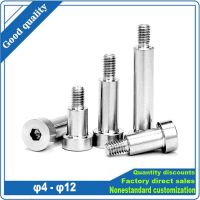 1/5pcs M3 M4 M5 M6 M8 M10 M12 304 A2 Stainless Steel Hex Hexagon Socket Cap Head Shoulder Roller Bearing Stuff Screw Allen Bolt