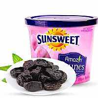 ลูกพรุนไร้เม็ด ยี่ห้อ SUNSWEET แบบกระปุก ขนาด 340g. หมดอายุ 2024