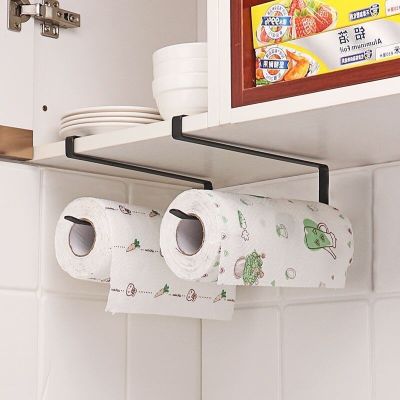 1pcs Hanging Toilet Paper Holder Roll Paper Holder Bathroom Towel Rack Stand Kitchen Stand Paper Rack Home Storage Racks Bathroom Counter Storage