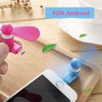 ◘ Creative Mini Portable Micro USB Fan 5v 1w Mobile Phone USB Gadget Fans Tester For Android Mobile Phone Cooler Accessorie Cooler