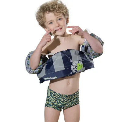 Toucan เด็กว่ายน้ำเสื้อชูชีพเด็กถอดได้ว่ายน้ำลอยเข็มขัดและปลอกแขนชุด