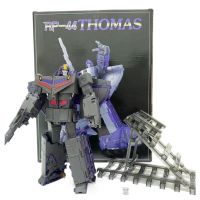 หุ่นยนต์รถของเล่นแปลงร่างได้24ซม. สำหรับปาร์ตี้4Th RP44 FT44 Thomas Astrotrain MP ของเล่นตุ๊กตาขยับแขนขาได้ชิ้นเอก