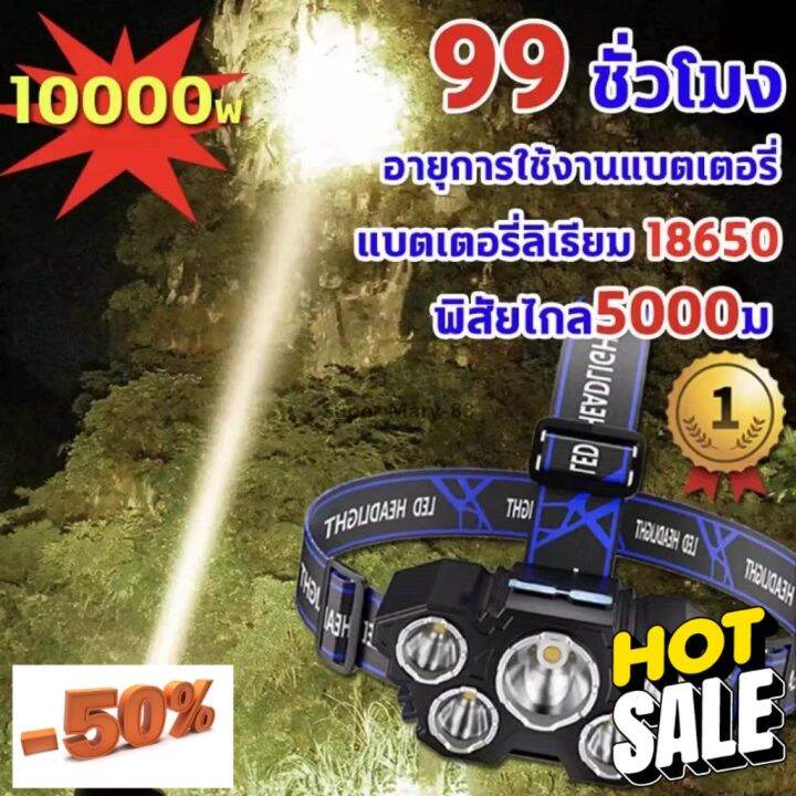 ไฟฉายแบบคาดหัว-ไฟฉายแรงสูง-ไฟฉายคาดหัวแรงสูง-ไฟคาดหัวแรงสูง-ไฟฉายเดินป่า-ไฟสว่าง-led5-แบบ-ใช้ได้ยาวๆต่อเนื่อง-24ชั่วโมง