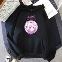 Sweter Grafis Anime Jaket Hoodie Kartun Kanna Kamui Pelayan Naga Miss Komirai Empat Musim Pakaian Pria/Wanita Manga Kasual Size Xxs-4Xl