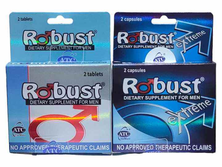 ROBUST Food Supplement for Men 2 Capsules per Pack Lazada PH