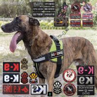 ✉✕ Service Dog Vest Patch Badge Tactical Hook Embroidery Patches Decorative Clothes Accessories Removable Insignia 3D PVC Badges