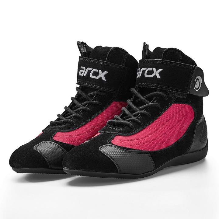 arcx-yakushi-รองเท้าขี่มอเตอร์ไซค์ผู้ชายและผู้หญิงรองเท้ามอเตอร์ไซค์รองเท้าแข่งรองเท้ามอเตอร์ไซค์ระบายอากาศ