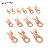 5Pcs Copper OT Terminal Non-Insulated Wire Connector 20/30/40/50/60/80/100/150/200/250/300/400A Lug Battery Ring Crimp Terminal