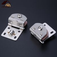 Myhomera Glass Door Hinge Clamps Wine Cabinet Bread Cabinet Cupboard Cabinet Gate Clip Door Hinges Stainless Steel for 9-12mm