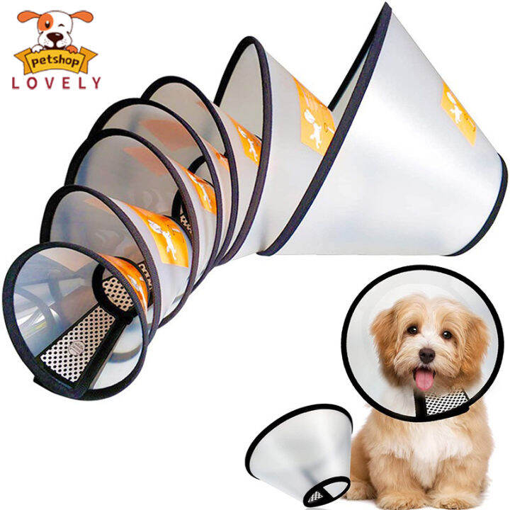 Pet Elizabeth Cone ECollar Cat Dog Safety Collar Circle Pet Head Cover