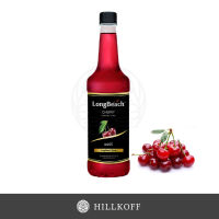 HILLKOFF : น้ำเชื่อมแต่งกลิ่น LongBeach Syrup ลองบีช ไซรัป กลิ่น Cherry ขนาด 740 ml.