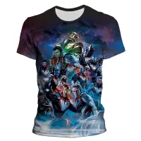 (in stock) 2023 Mens Miracle Short Sleeve T-shirt Avengers Alliance 3D Printing Cool Womens T-shirt Summer Fashion Mens Large T-shirt Top (free nick name and logo)