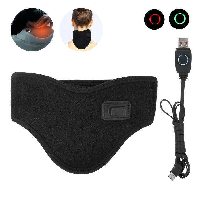 [Wondering] Heated Neck Wrap Relieve Neck Pain Heating Therapy