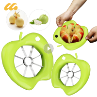 Assist Apple Slicer Cutter Multi-Purpose Pear Fruit Divider Comfort 430ที่จับสแตนเลส Apple Peeler สำหรับ Gadget ครัว