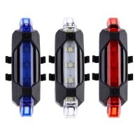 Bicycle Light Waterproof Rear Tail Light LED USB Style Rechargeable or Battery Style Bike Cycling Portable Light Medicine  First Aid Storage