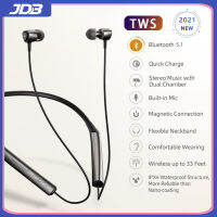 JDB MPOW (แบรนด์หูฟัง) แขวนหูฟังรอบคอ,หูฟังไร้สายบลูทูธ,6D Surround Sound หูฟังเบส,IPX กันน้ำและเหงื่อ-Proof หูฟังสำหรับเล่นกีฬาพร้อมไมโครโฟน,หูฟังเล่นเกมเหมาะสำหรับ Samsung/Xiaomi/Huawei/Oppo/Vivo,ฯลฯ