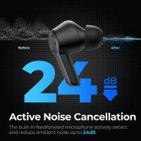 SoundPEATS T3หูฟังไร้สาย Active Noise Canceling หูฟังชนิดใส่ในหู Bluetooth 5.2หูฟัง ANC พร้อมเสียง AI ENC Tech