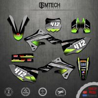 DSMTECH KX450F 2015-2012 Motorcycle Graphics DECALS STICKERS Kits For Kawasaki KXF450 KX450F 2012 2013 2014 2015 KXF450 KX450F