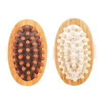 ❃✷ Bamboo Wooden Massager Body Brush Handheld Anti Cellulite Cleaning Brush Relieve Tense Muscles Head Scalp Massage Tool