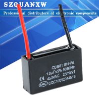 Capacitors 1UF 1.2UF 1.5UF 2UF 3UF 4UF 5UF 8UF 10UF 12UF 20UF 450V AC CBB61 Metallized Capacitor For Motor Start-up Ceiling Fan