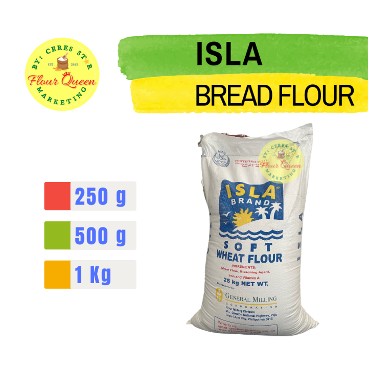 BREAD FLOUR SOFT WHEAT BAKING 3rd CLASS ISLA FLOUR 1KG Lazada PH
