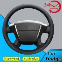 Custom Car Steering Wheel Braid Cover 100% Fit For Dodge Avenger SXT 2006-2010 Dodge Caliber 2007-2011 Auto Interior Accessories Steering Wheels Acces