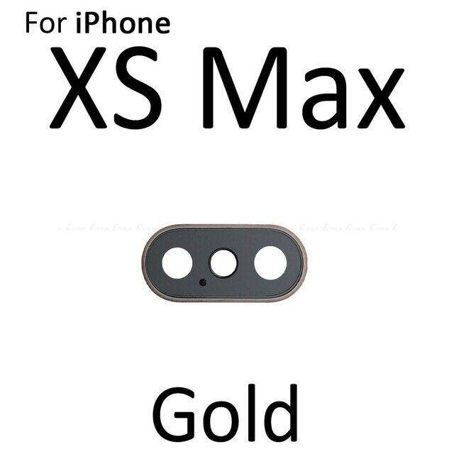 กระจกกล้องมองหลังด้านหลังฝาครอบวงแหวนเลนส์สำหรับ-iphone-xr-xs-max-พร้อมอะไหล่ทดแทนที่ยึดเฟรม