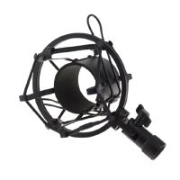 +【； Microphone Shock Mount Durable Radio Station Live Streaming Office Anti Vibration Professional Home Noise Concealing Non Slip