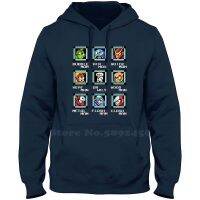 Nes Retro Video Game Mega Man Bosses - Duvet Shirt Mug Sweater Fashion Hoodies High-Quality Sweatshirt