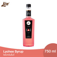 ลิน ไซรัป กลิ่นลิ้นจี่ น้ำเชื่อมสำหรับมิกซ์ดริ๊งค์ (ขนาด 750 มล.) Lin Fruit Flavored Syrups (Lychee)