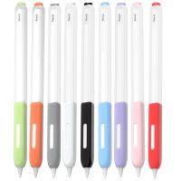 Stylus Cover For Apple Pencil 2 Case Non-slip Anti-fall Soft Silicone Cover For IPad Pen 2 Gen Tablet Touch Pen Colorful Case