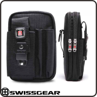 SwissGear waist bag mens mobile phone bag zero wallet multifunctional waterproof 5.5 "6" wear belt sports Pendant